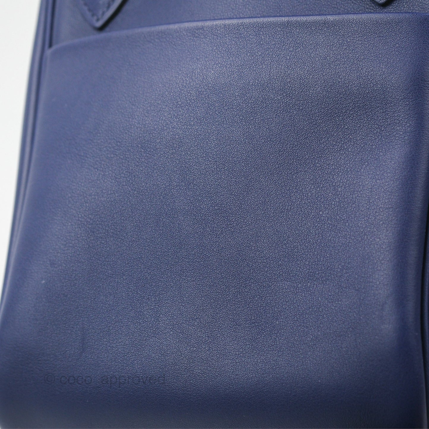 Hermès Lindy Tressage De Cuir 30 Bleu Encre/Brique/Black Swift Palladium Hardware