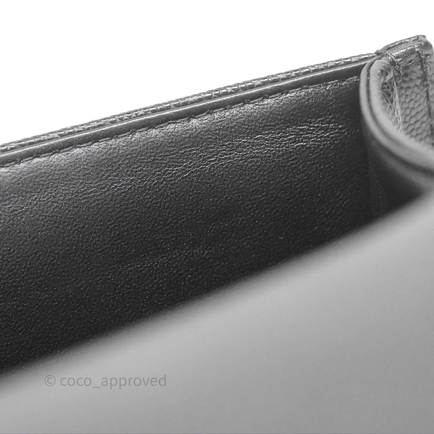Chanel Quilted Medium Boy Black Caviar Aged Gold Hardware
