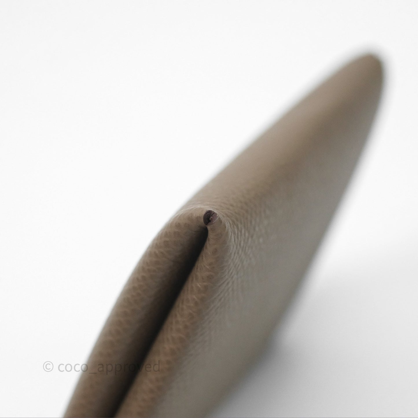 Hermès Calvi Card Holder Etoupe 18 Epsom