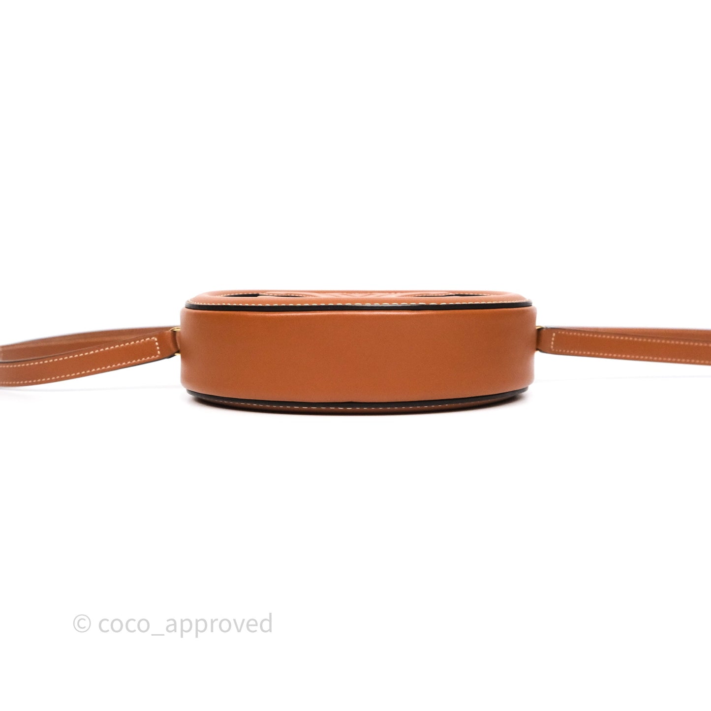 Celine Mini Oval Bag Cuir Triomphe Tan Calfskin