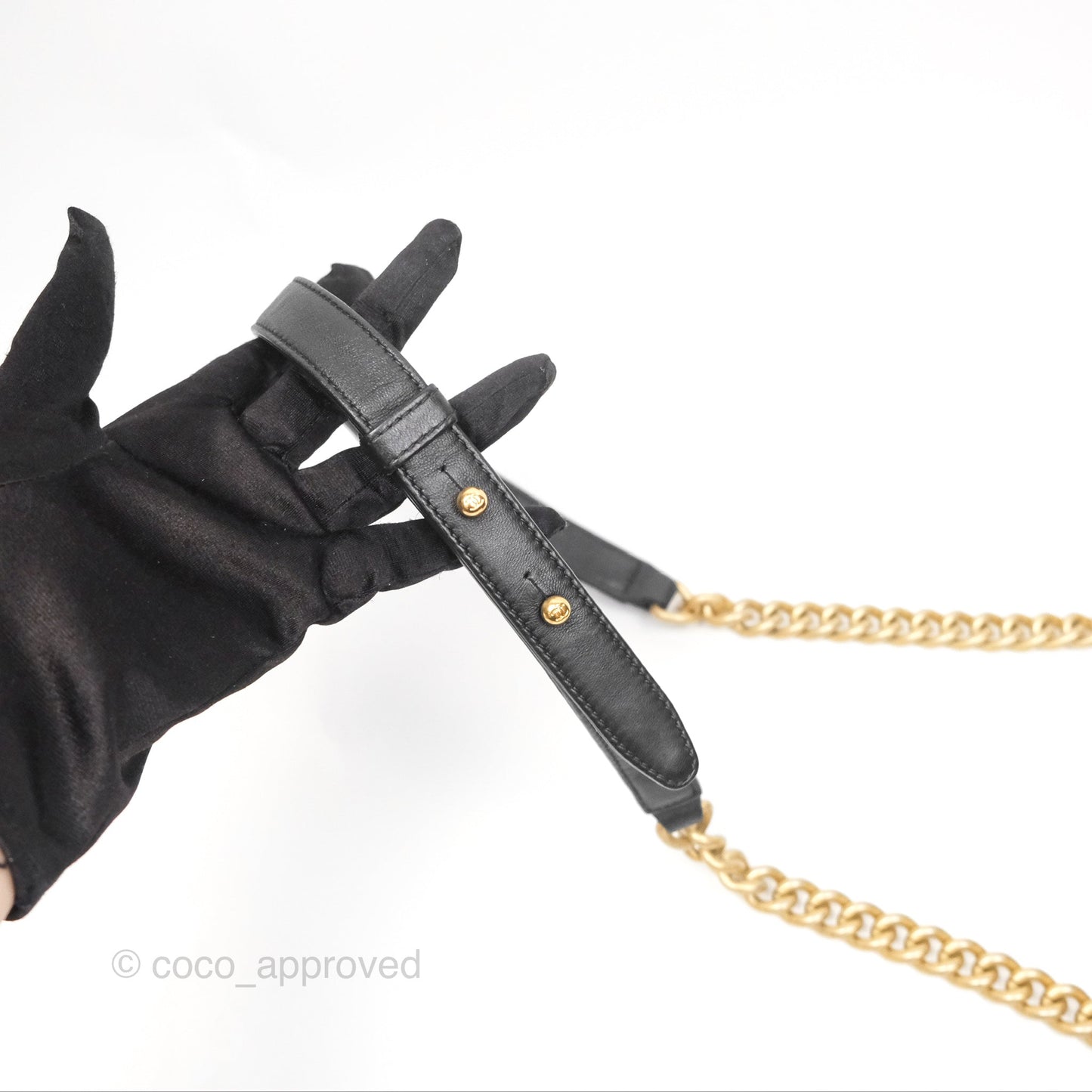 Chanel Small Boy Quilted Black Calfskin Gold Hardware