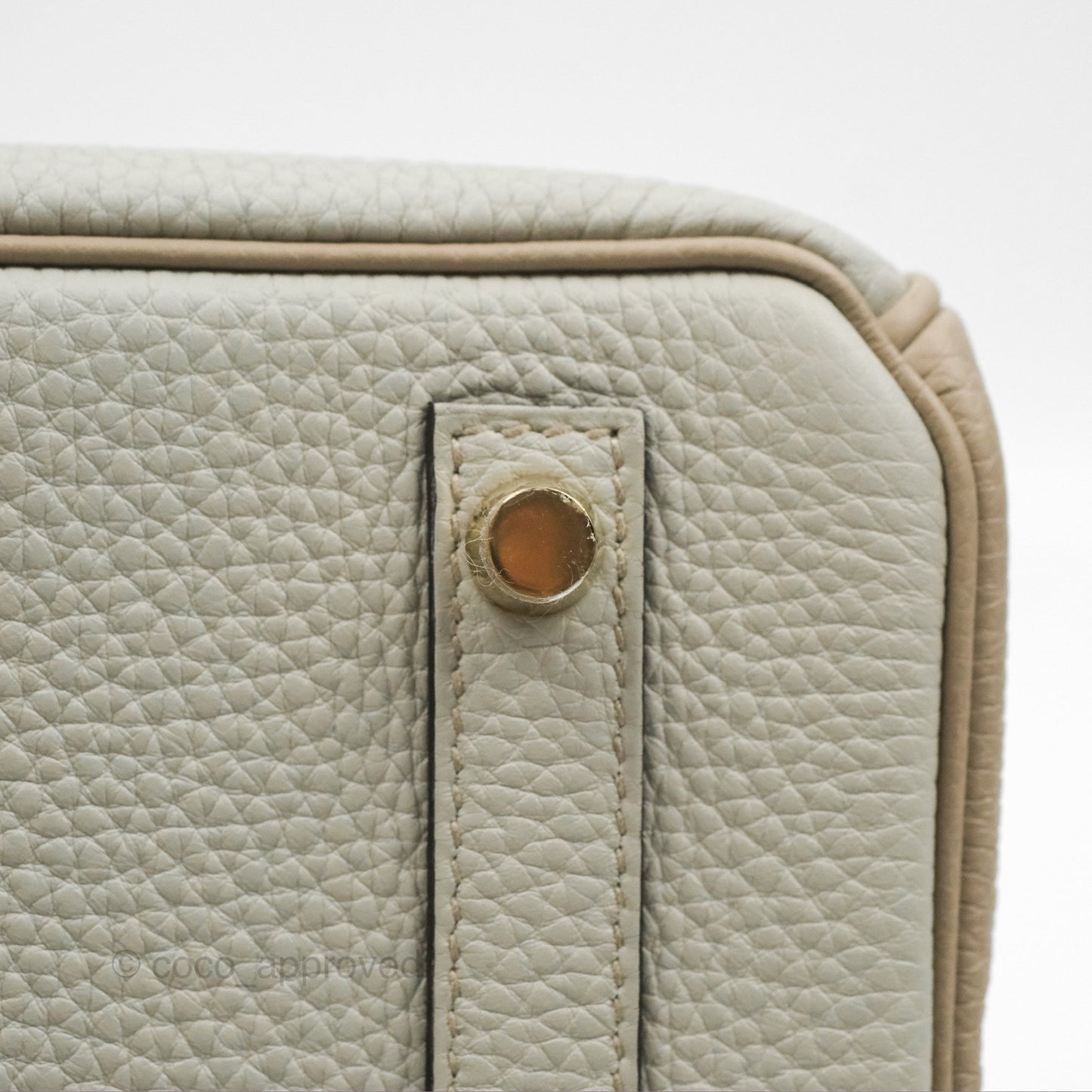 Hermès Birkin 30 Retourne Togo Gold Hardware HSS Gris Perle 80 Gris Tourterelle