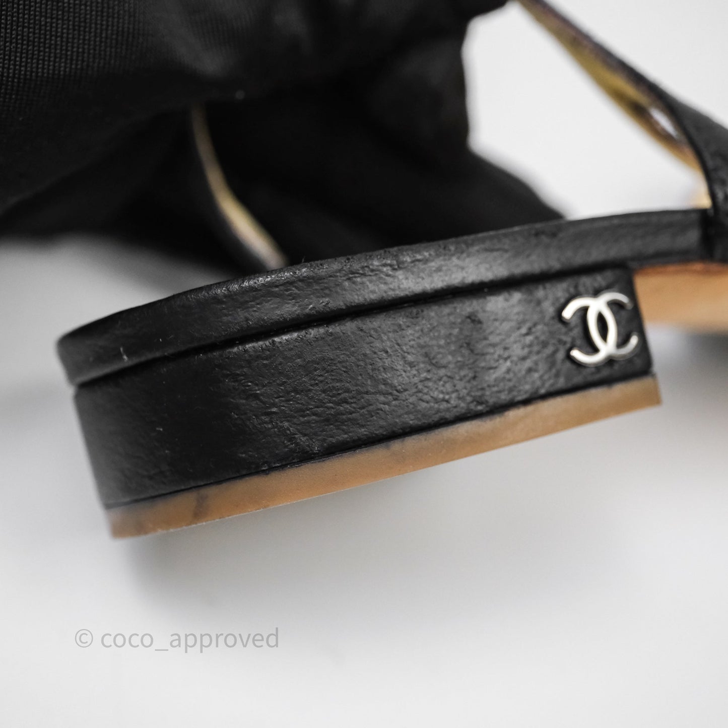 Chanel Classic Slingback Black Size 38