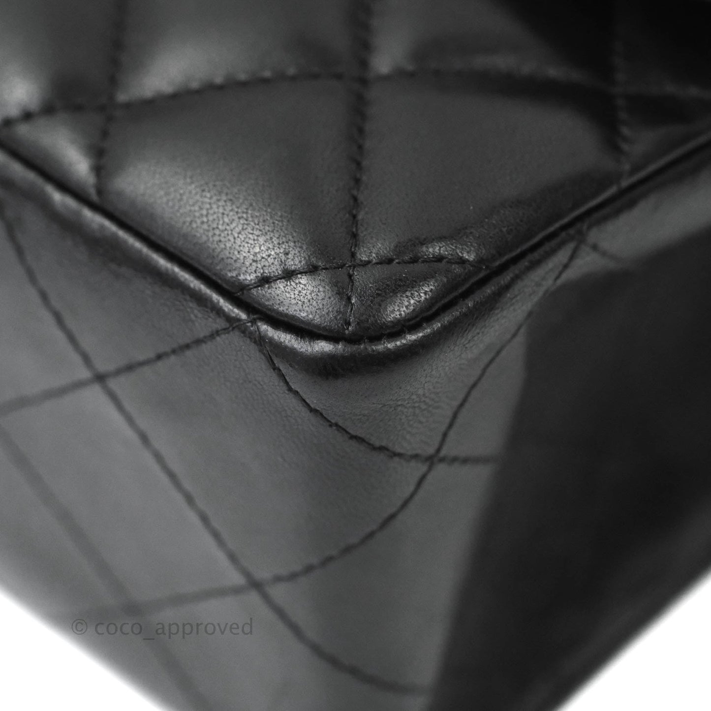 Chanel Jumbo Single Flap Black Lambskin Gold Hardware⁣⁣