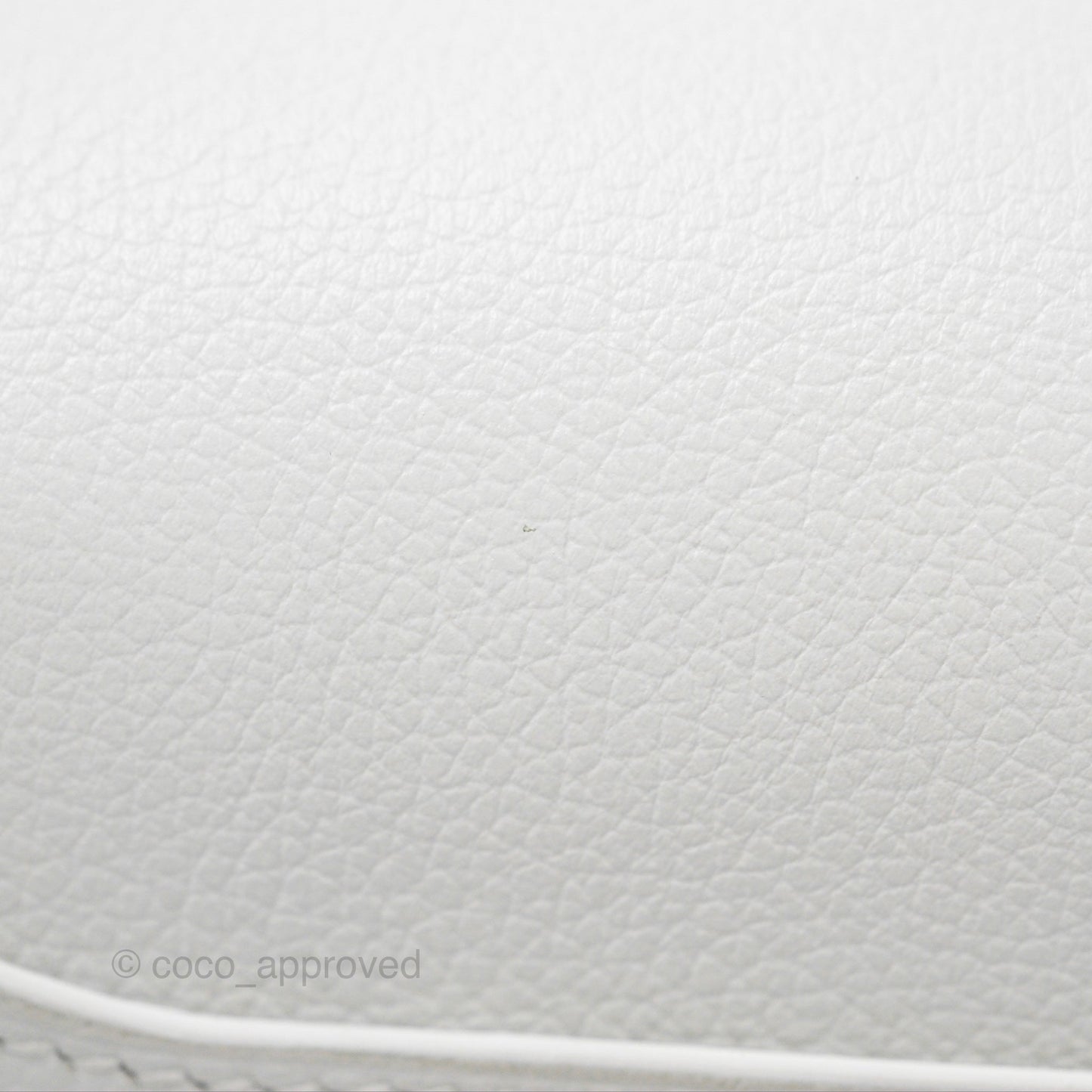 Hermès Roulis Mini 18 New White Evercolor Permabrass Hardware