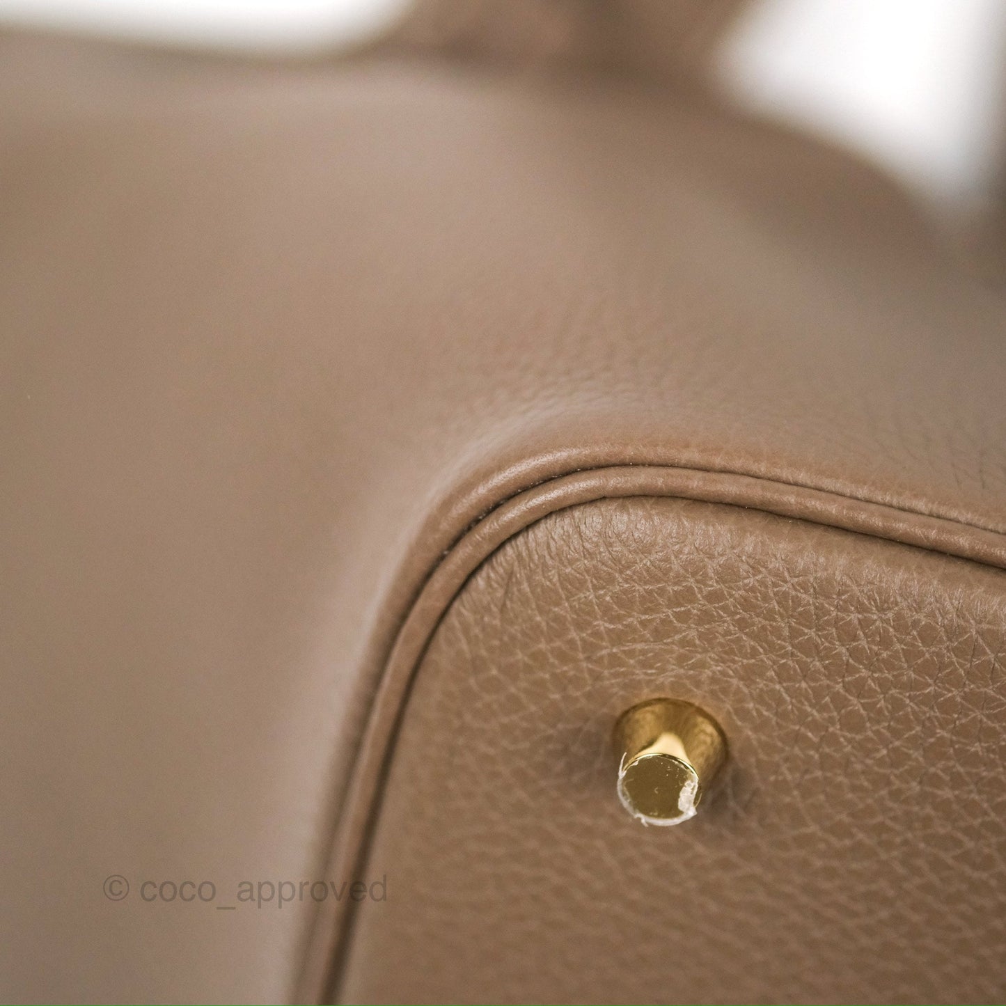 Hermès Picotin 22 Etoupe Clemence Gold Hardware