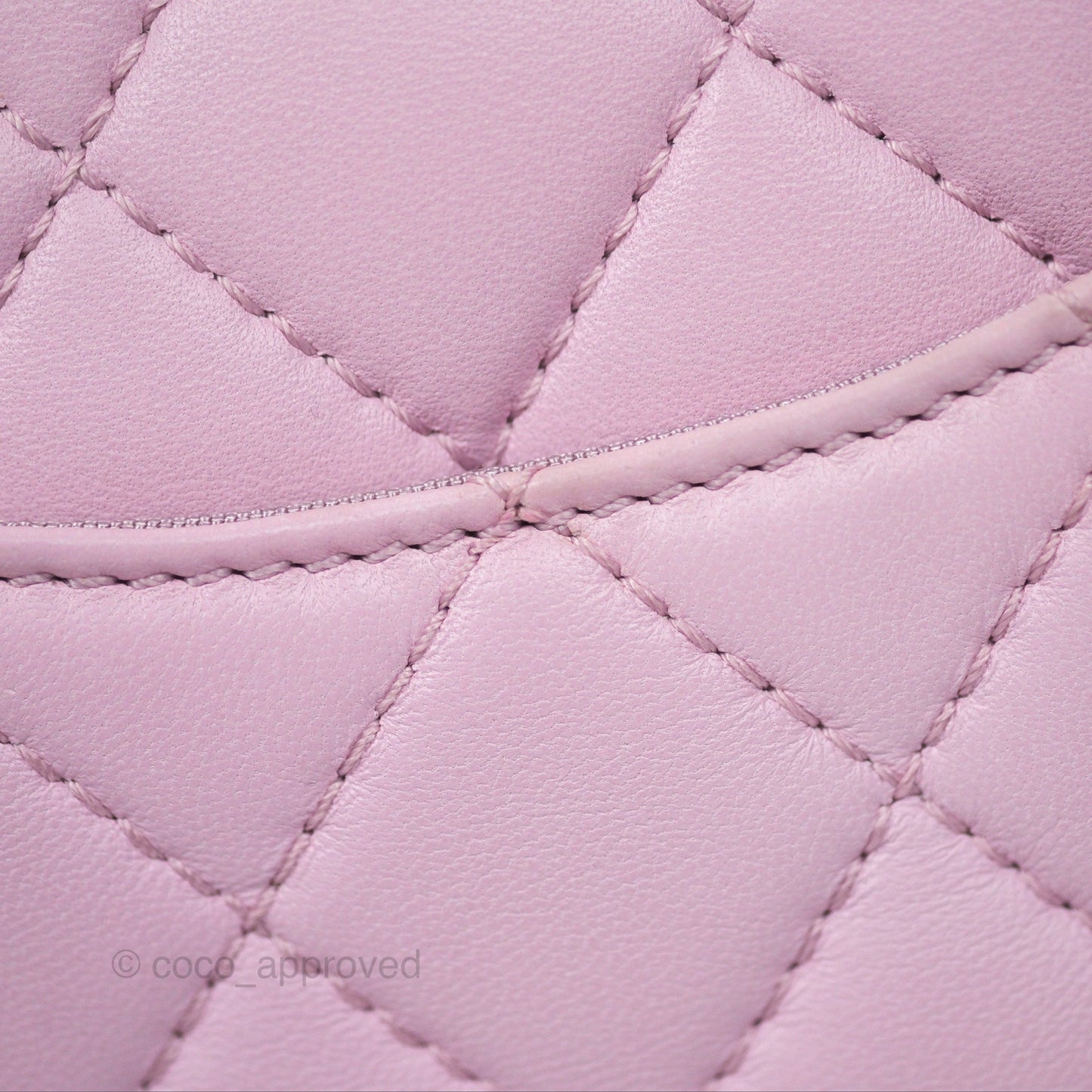 Chanel Quilted Flap Bag Pink Lambskin Aged Gold Hardware