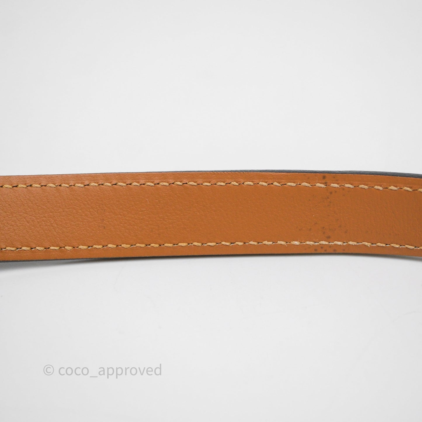 Hermès Kelly 18 Belt Black Epsom Gold Hardware