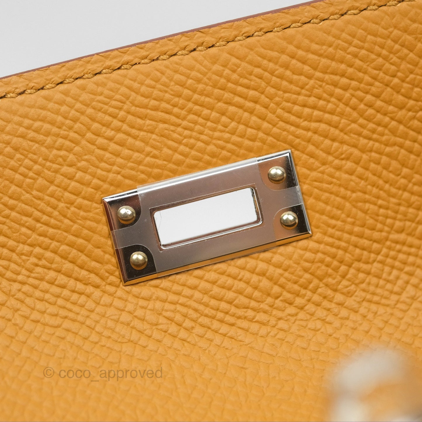 Hermès Sellier Kelly 25 Sesame 2S Epsom Palladium Hardware