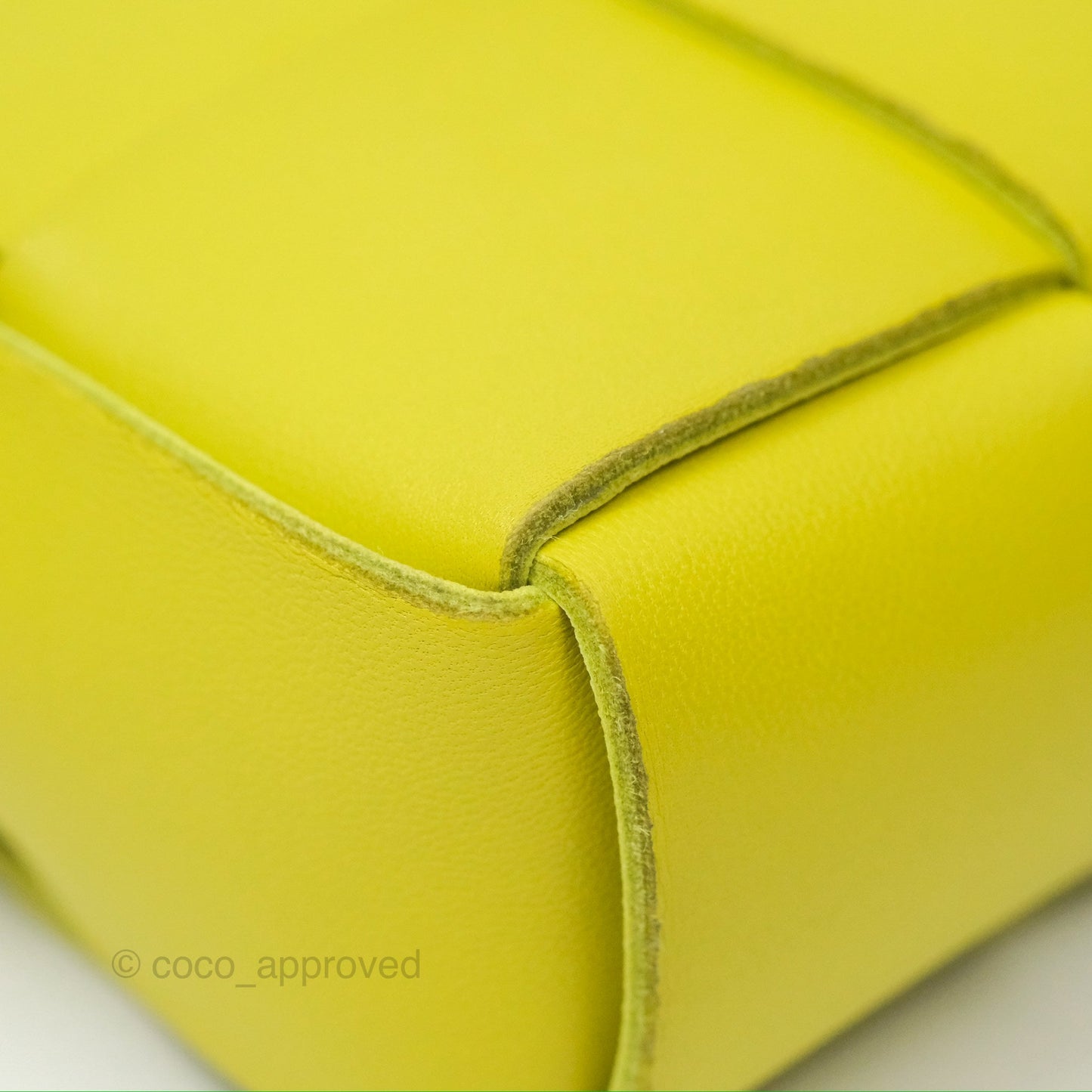 Bottega Veneta Mini Cassette Belt Bag Intreccio Lambskin Kiwi