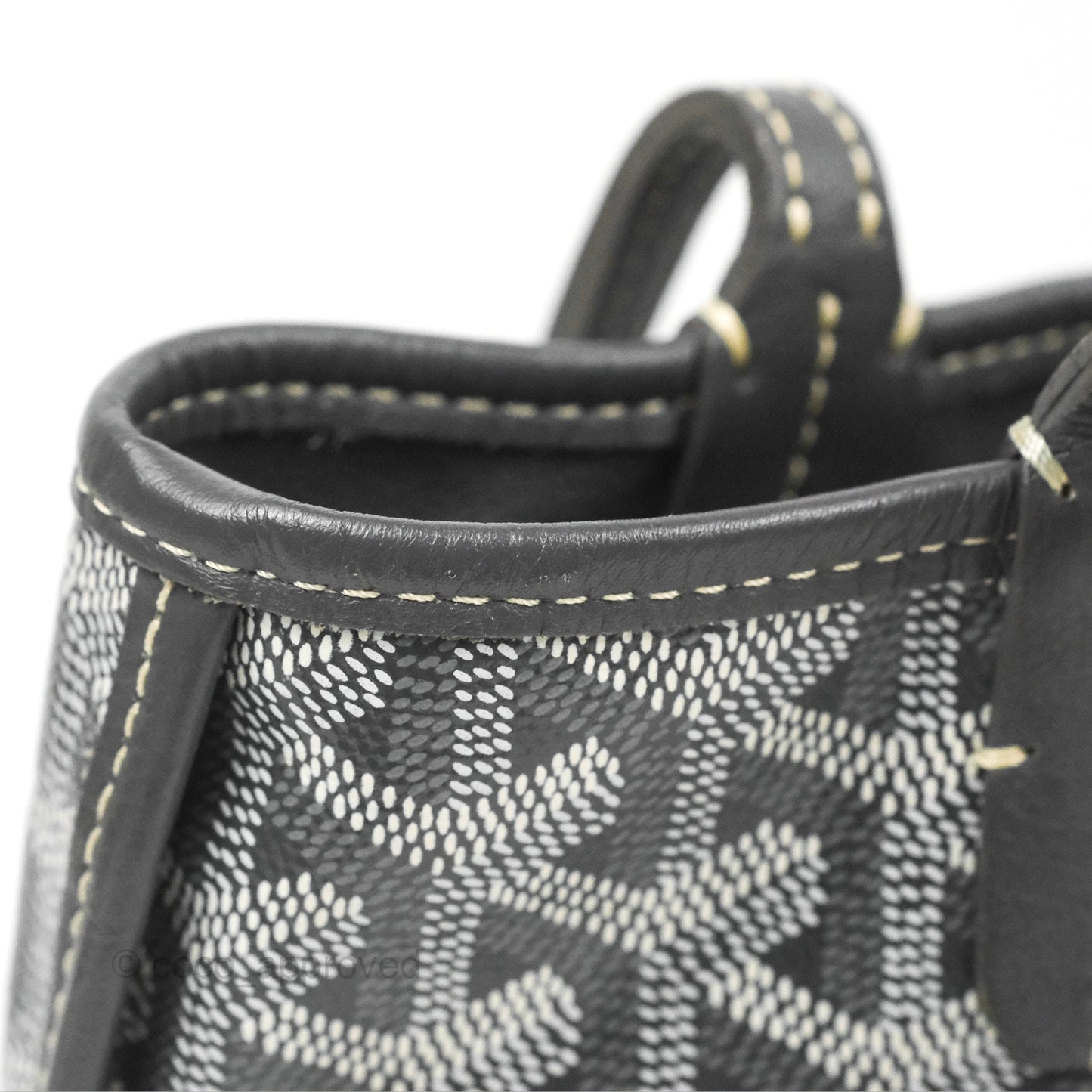 Goyard Anjou Mini Bag Goyardine Canvas Grey