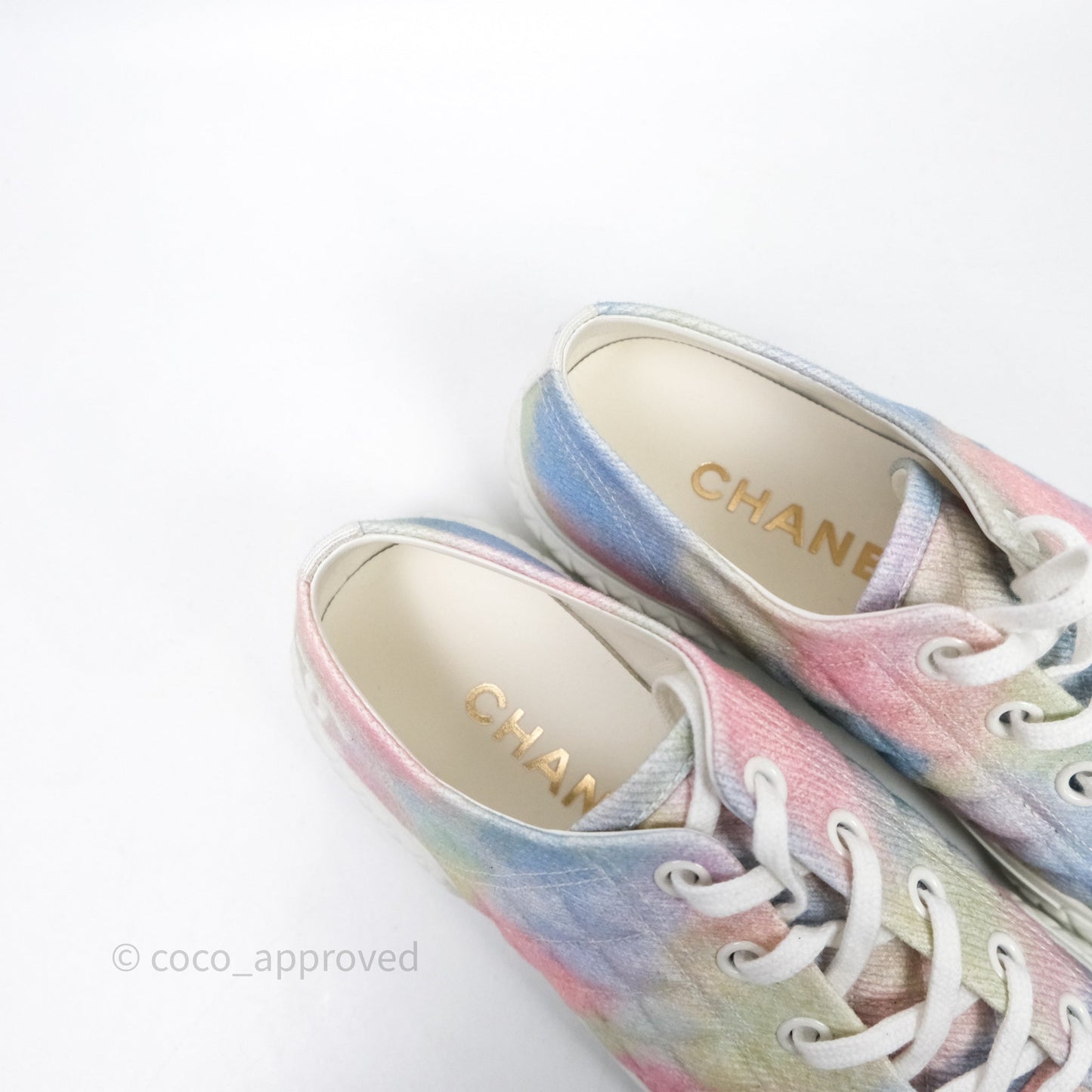 Chanel Multicolor Sneakers Size 38