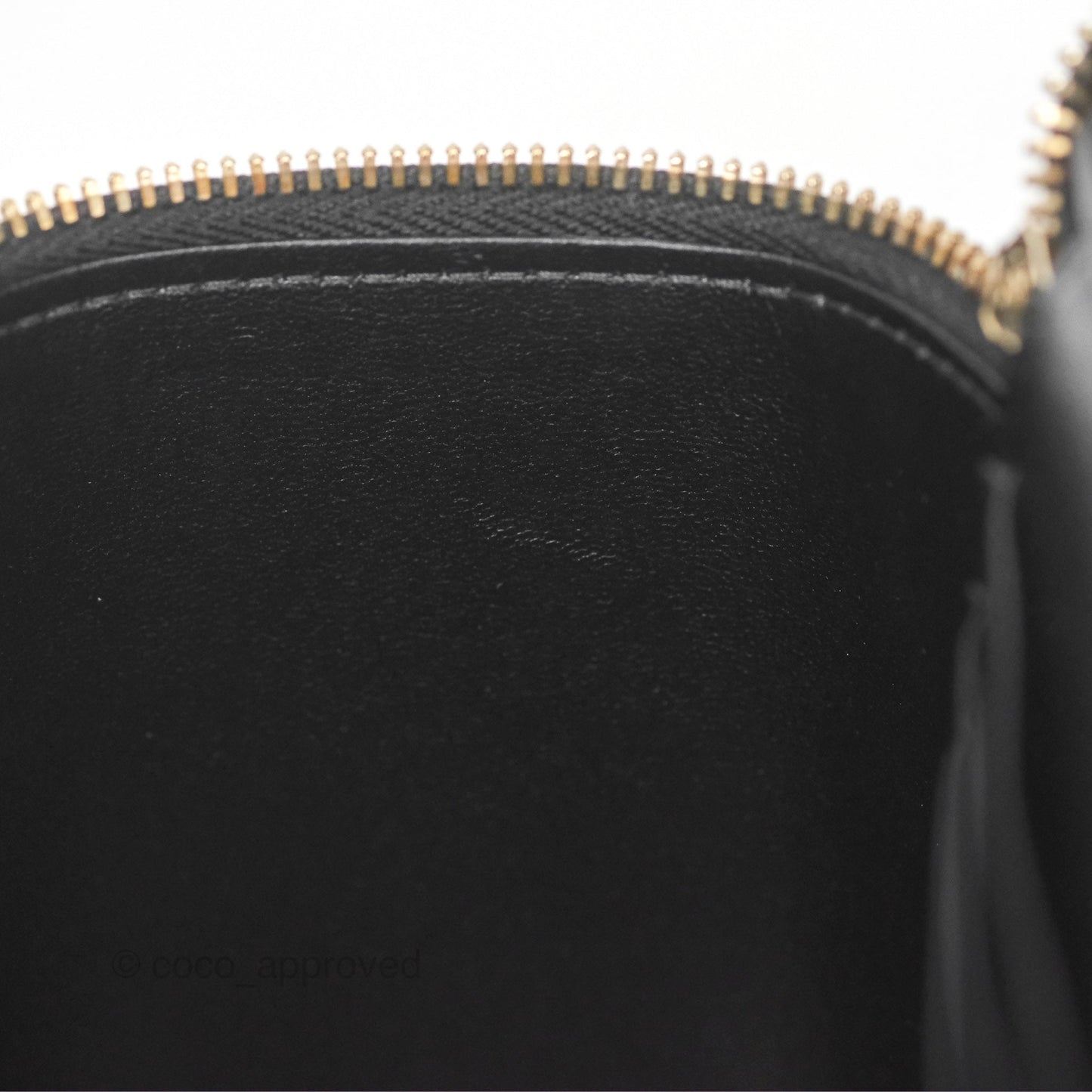 Chanel Vanity Rectangular Metal Top Handle Black Lambskin Aged Gold Hardware 22B