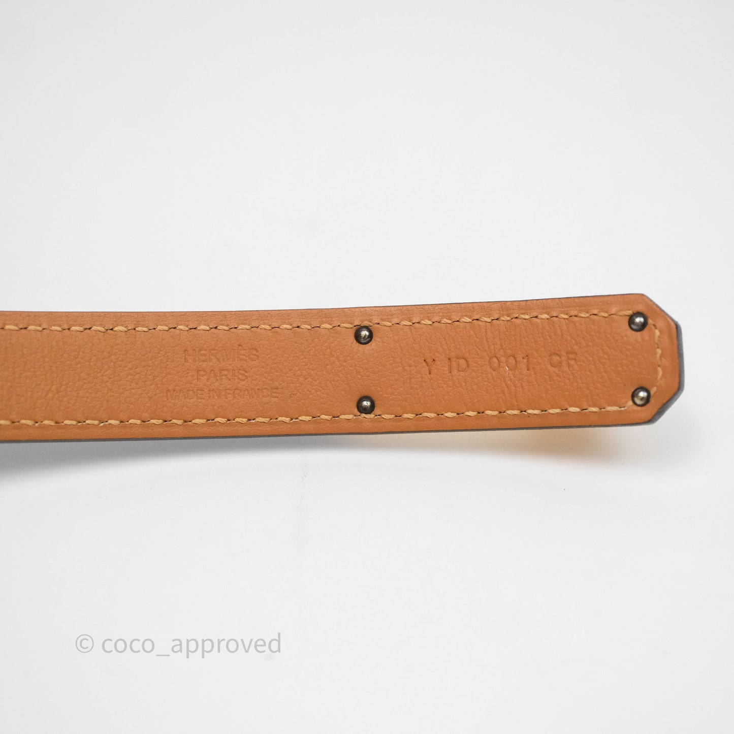 Hermès Kelly 18 Belt Black Epsom Gold Hardware
