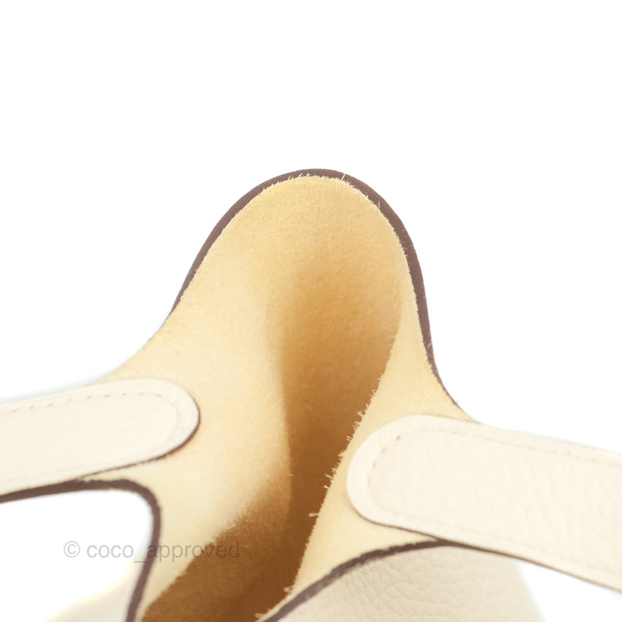 Hermès Picotin Lock 18 Nata Clemence Palladium Hardware