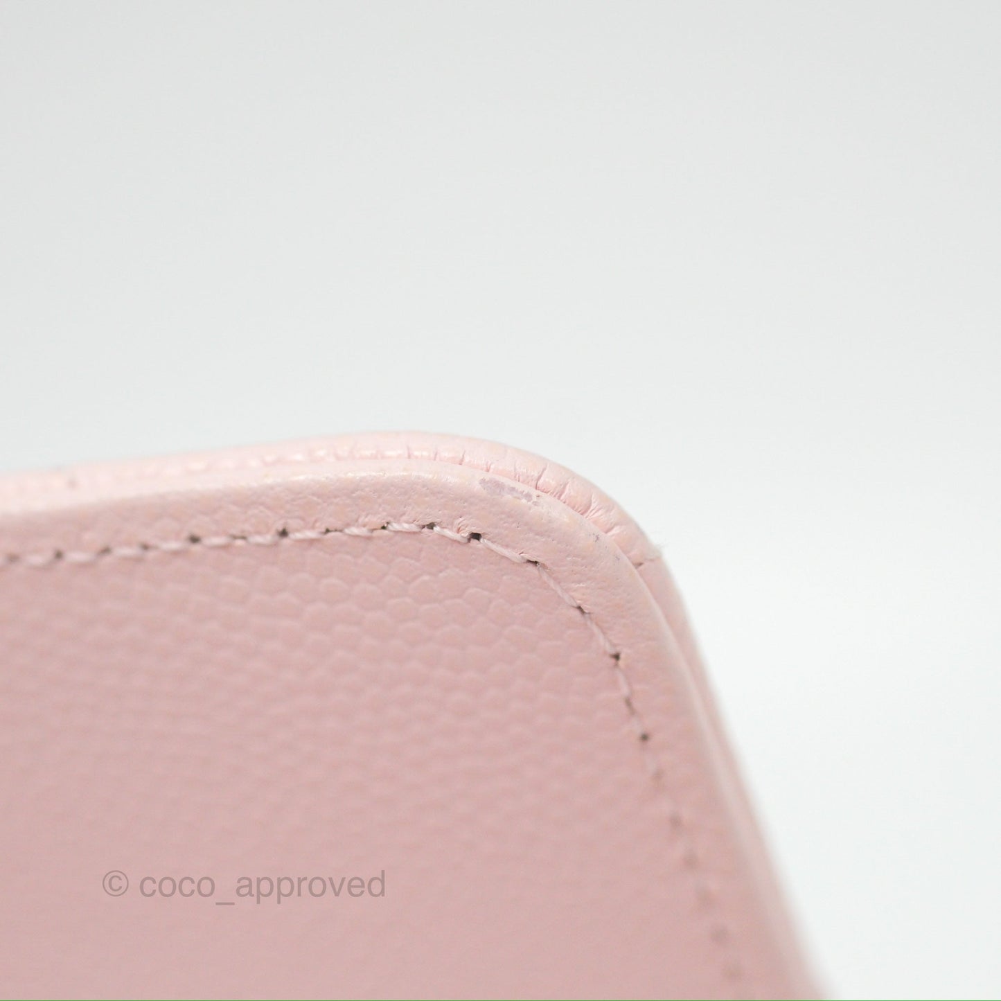 Chanel Quilted Classic Wallet On Chain WOC Pink Caviar Gold Hardware