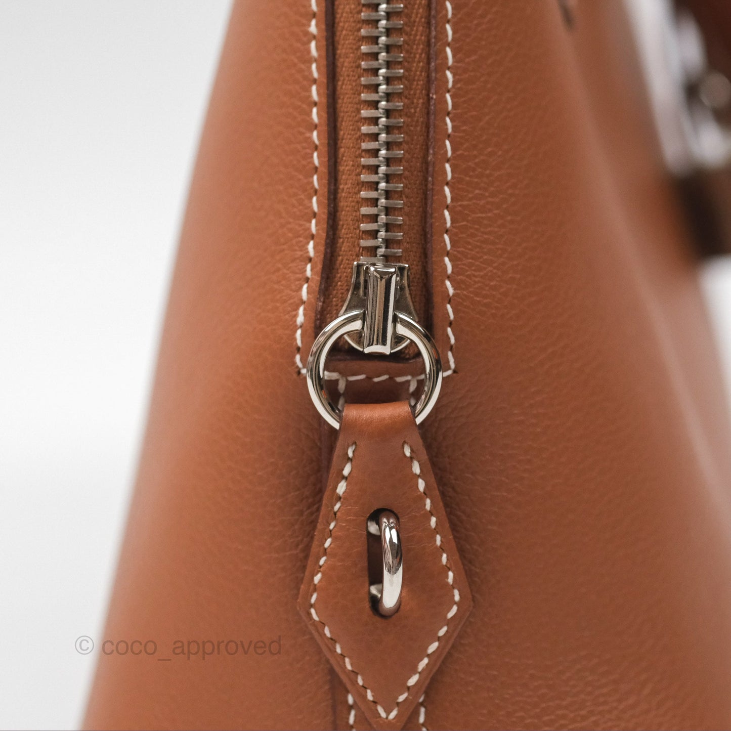 Hermès Bolide 1923 25 Gold 37 Evercolor Palladium Hardware