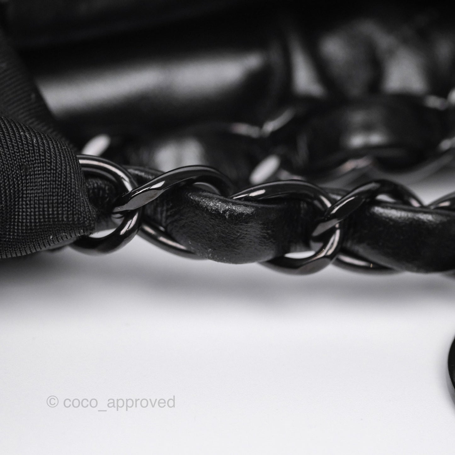 Chanel 22 Small Quilted So Black Shiny Crumpled Calfskin