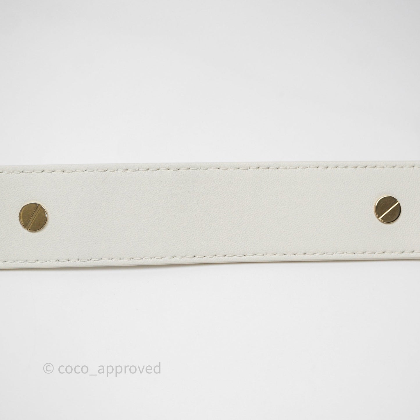 Christian Dior Small My ABCDior Lady Dior Bag White Cannage Lambskin Gold Hardware