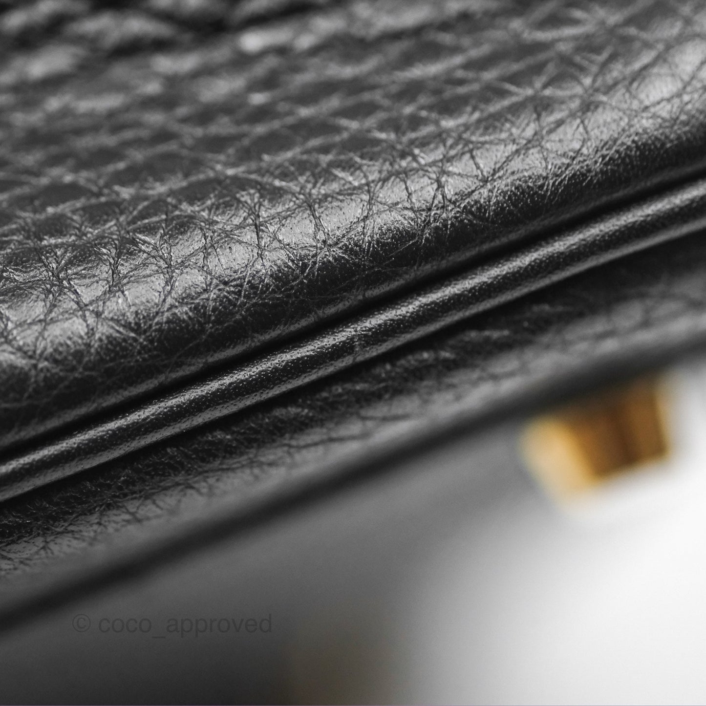Hermès Birkin 30 Retourne Black Noir 89 Clemence Gold Hardware