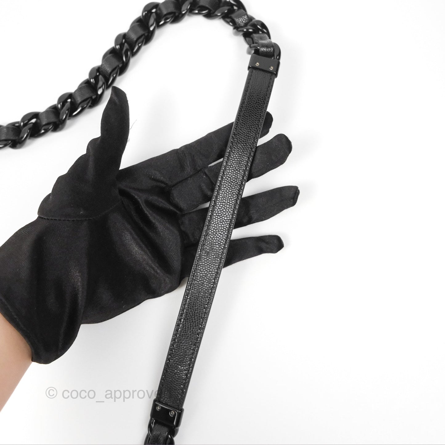 Chanel My Everything Flap Bag So Black Caviar Incognito Hardware