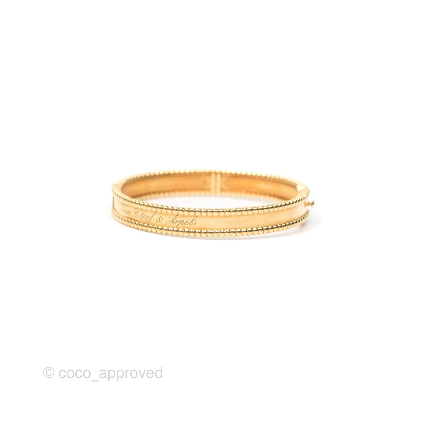 Van Cleef & Arpels Perlée Signature Bracelet Extra Small Model Yellow Gold