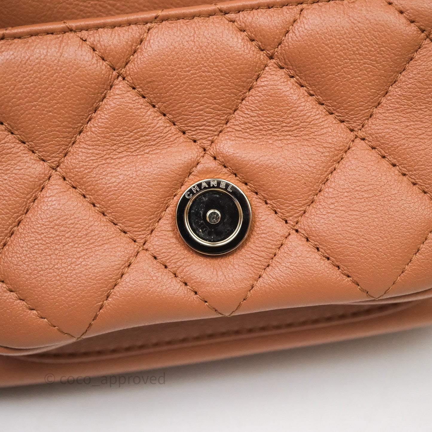 Chanel Small Duma Drawstring Backpack Camel Calfskin