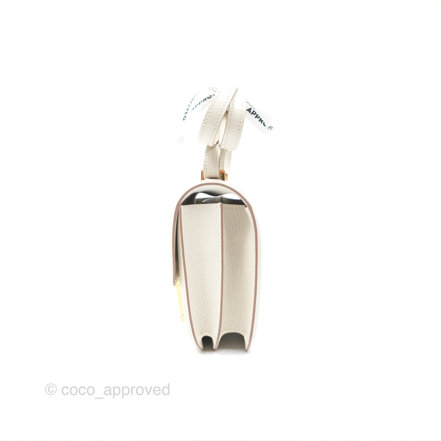 Hermès Constance Mini 18cm Mushroom Chevre Mysore Gold Hardware