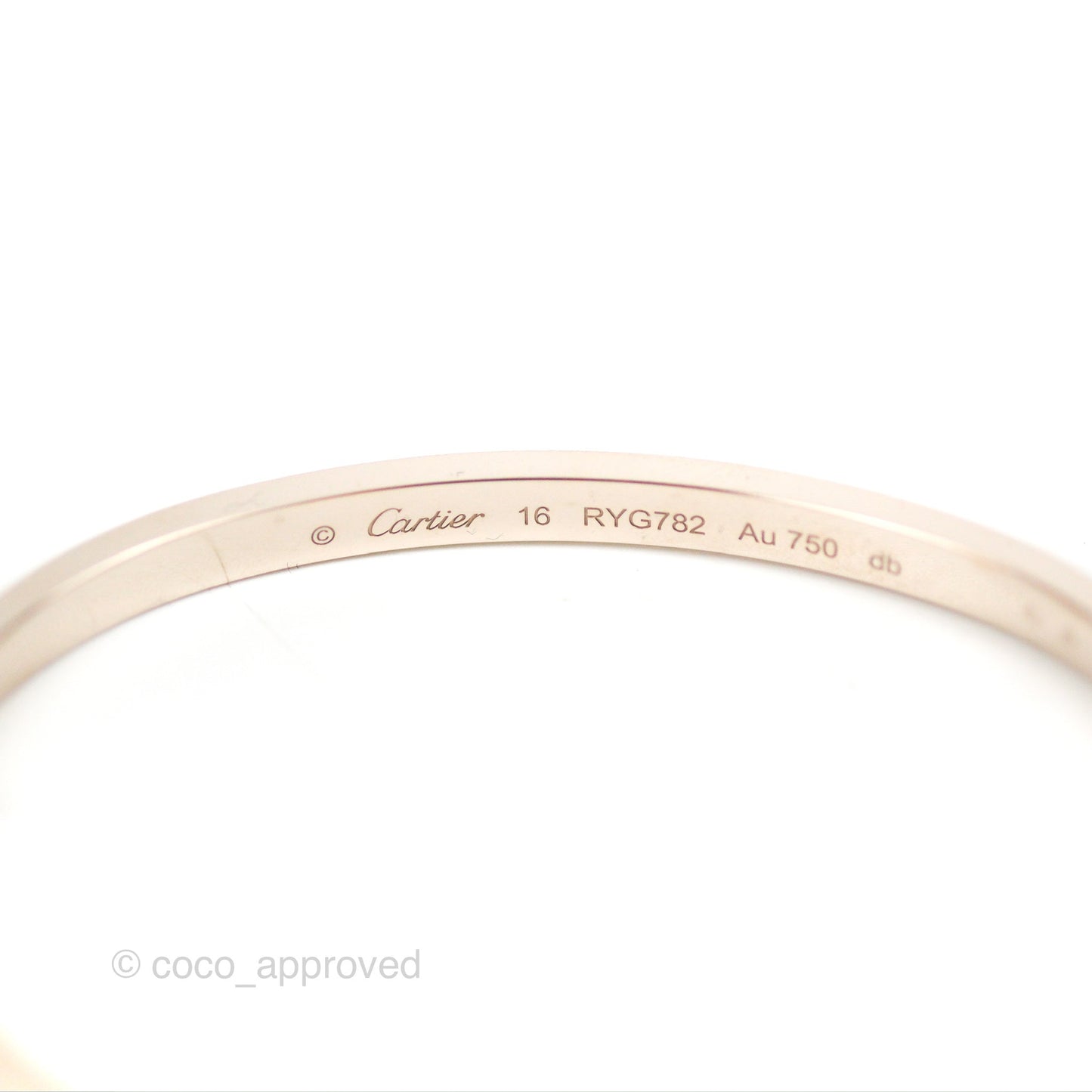 Cartier Small Love Bracelet White Gold Size 16