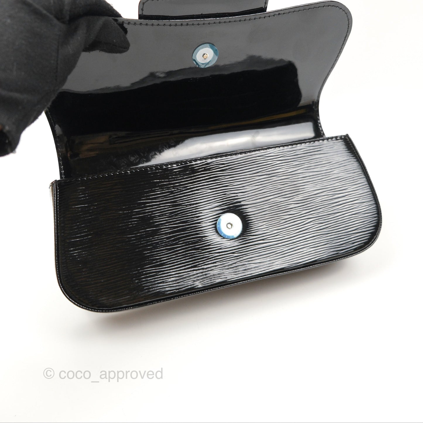 Louis Vuitton Sobe Clutch Black Electric Epi