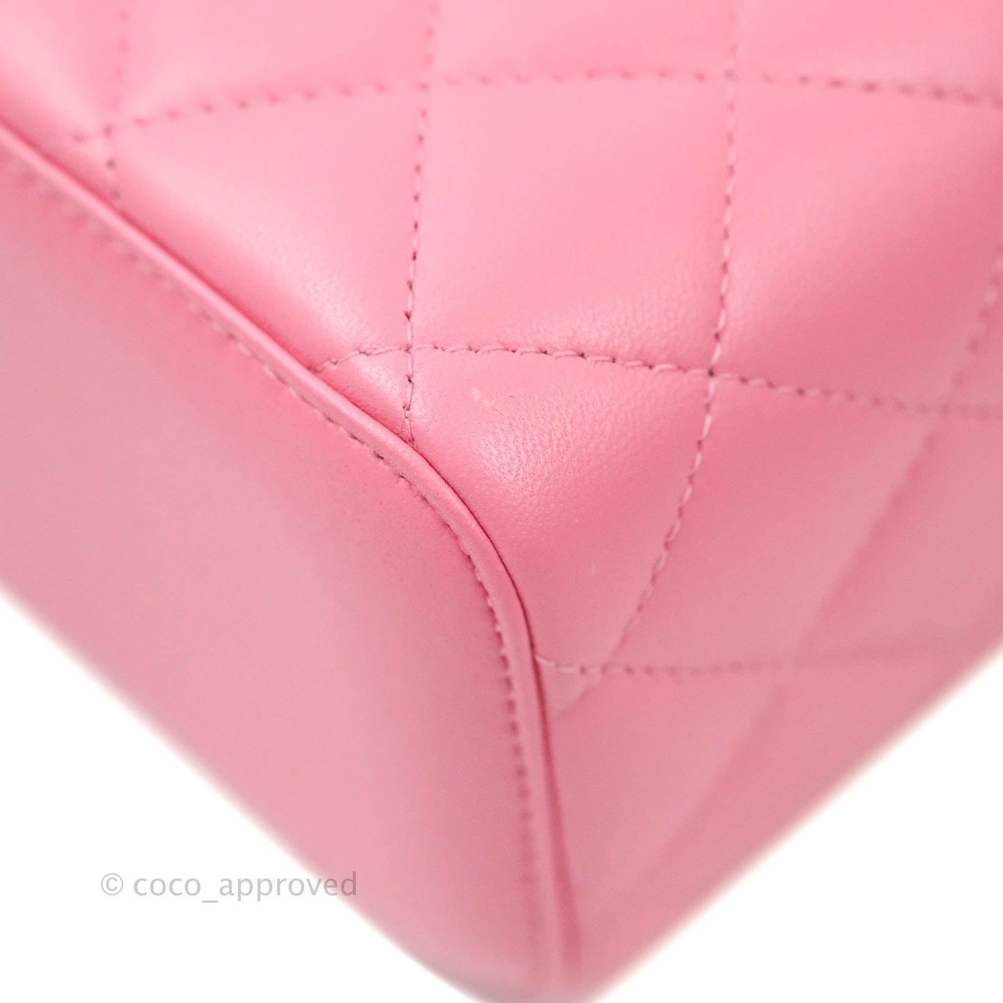 Chanel Small Trendy CC Box With Chain Pink Lambskin Gold Hardware