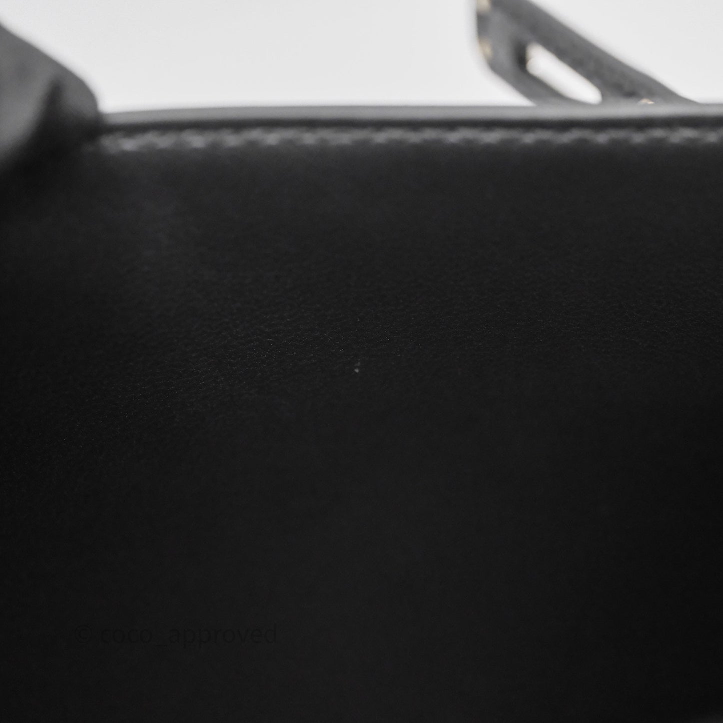 Hermès Mini Kelly Black Noir 89 Epsom Palladium Hardware