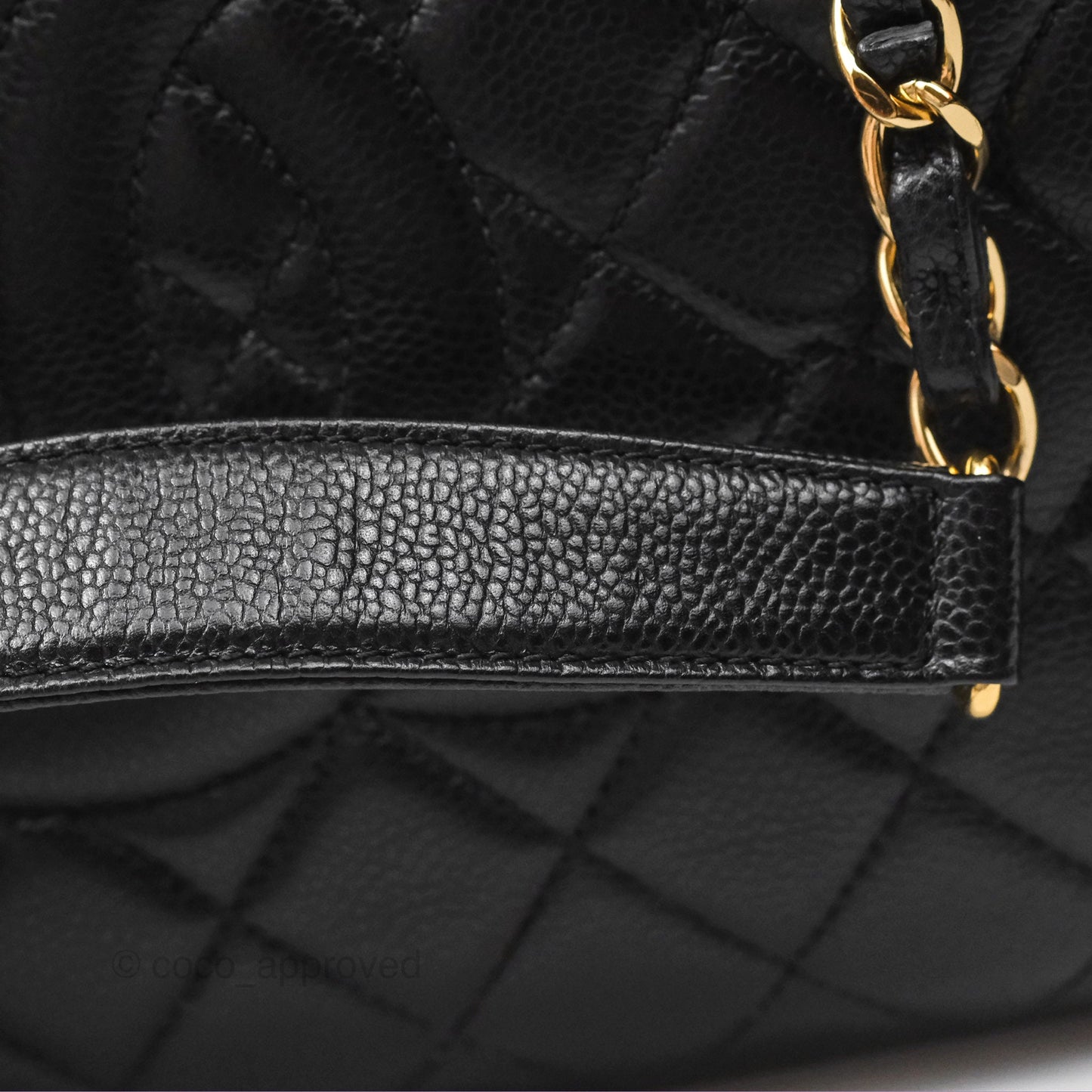 Chanel GST Black Caviar Gold Hardware