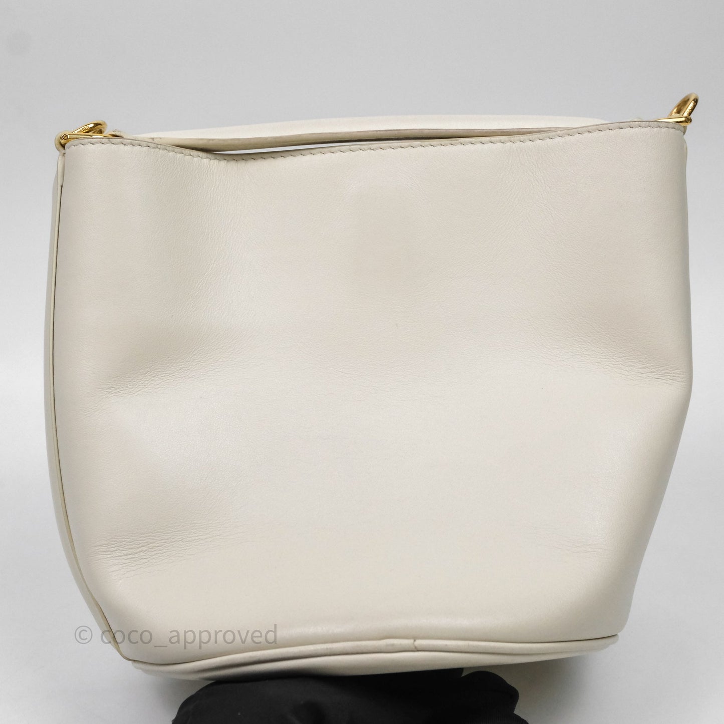 Celine Teen Bucket 16 Bag Ivory White Calfskin