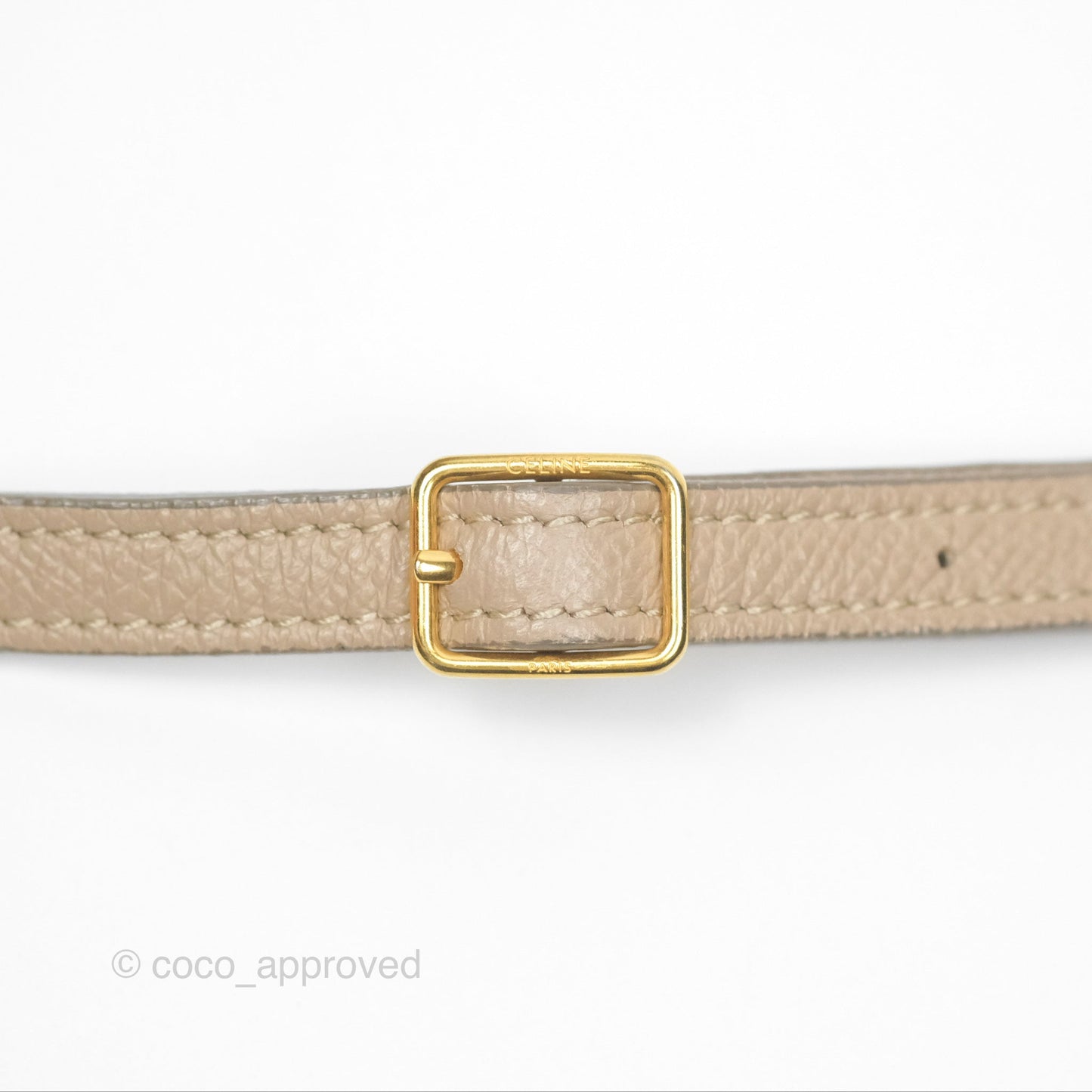 Celine Nano Belt Bag Light Taupe Grained Calfskin Gold Hardware