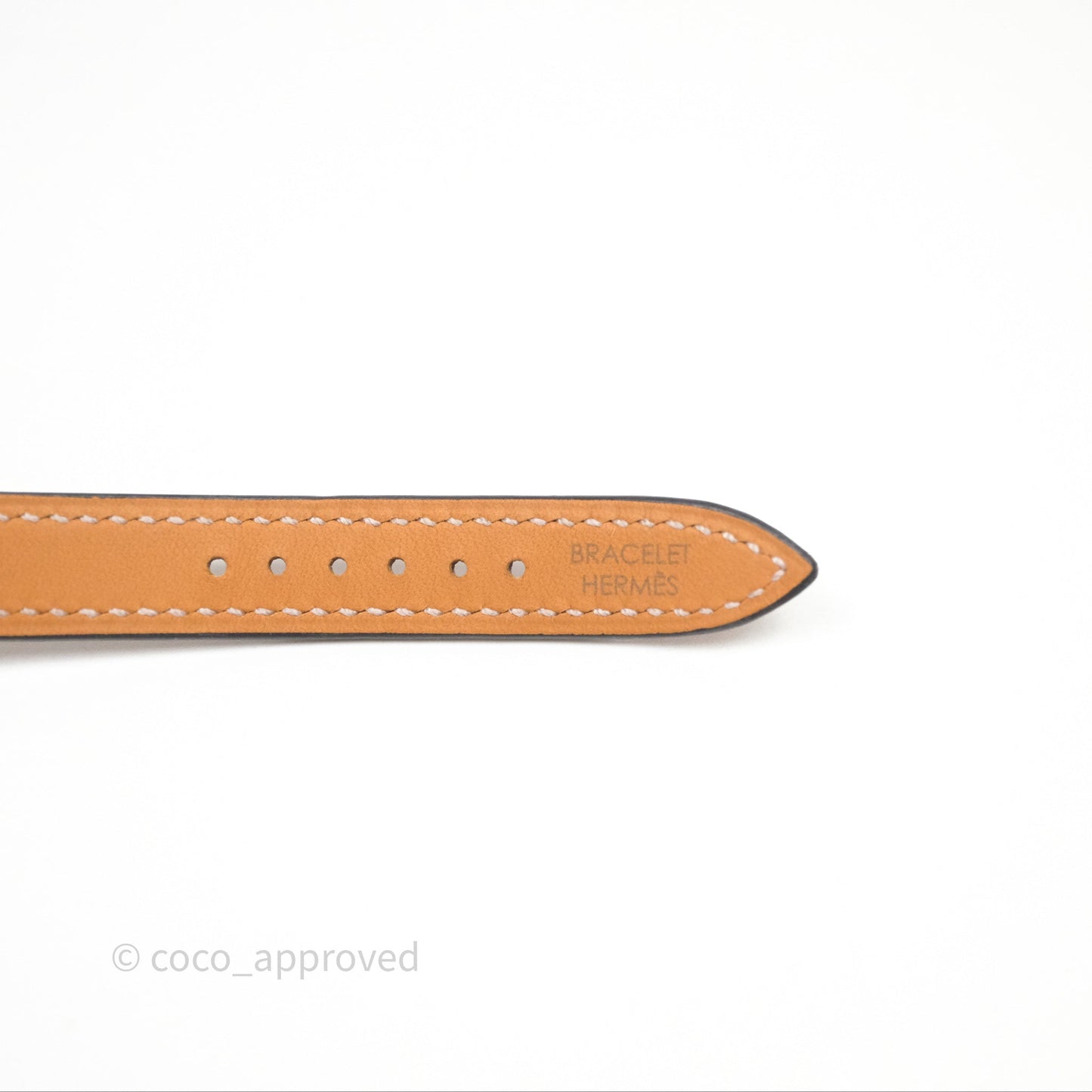 Hermès Cape Cod Steel Watch Glycine 4W Calfskin Strap