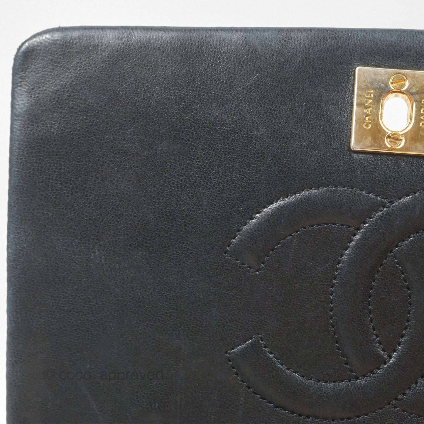 Chanel Vintage Mini Single Full Flap Bag Black Lambskin 24K Gold Hardware