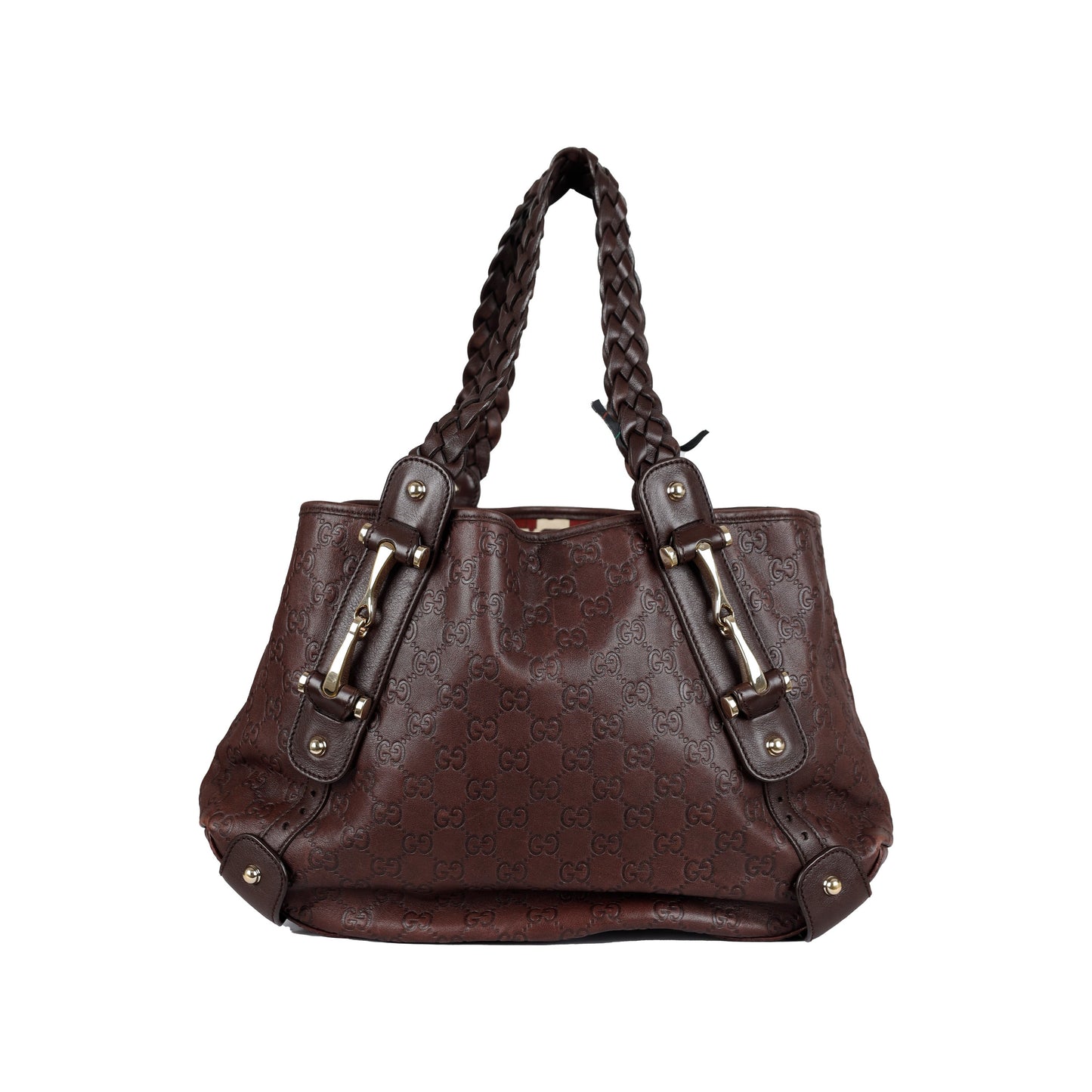 Luxury Gucci Trending 2025 Luxury Gucci Trending 2025ssima Horsebit Pelham Shoulder Bag - '10s