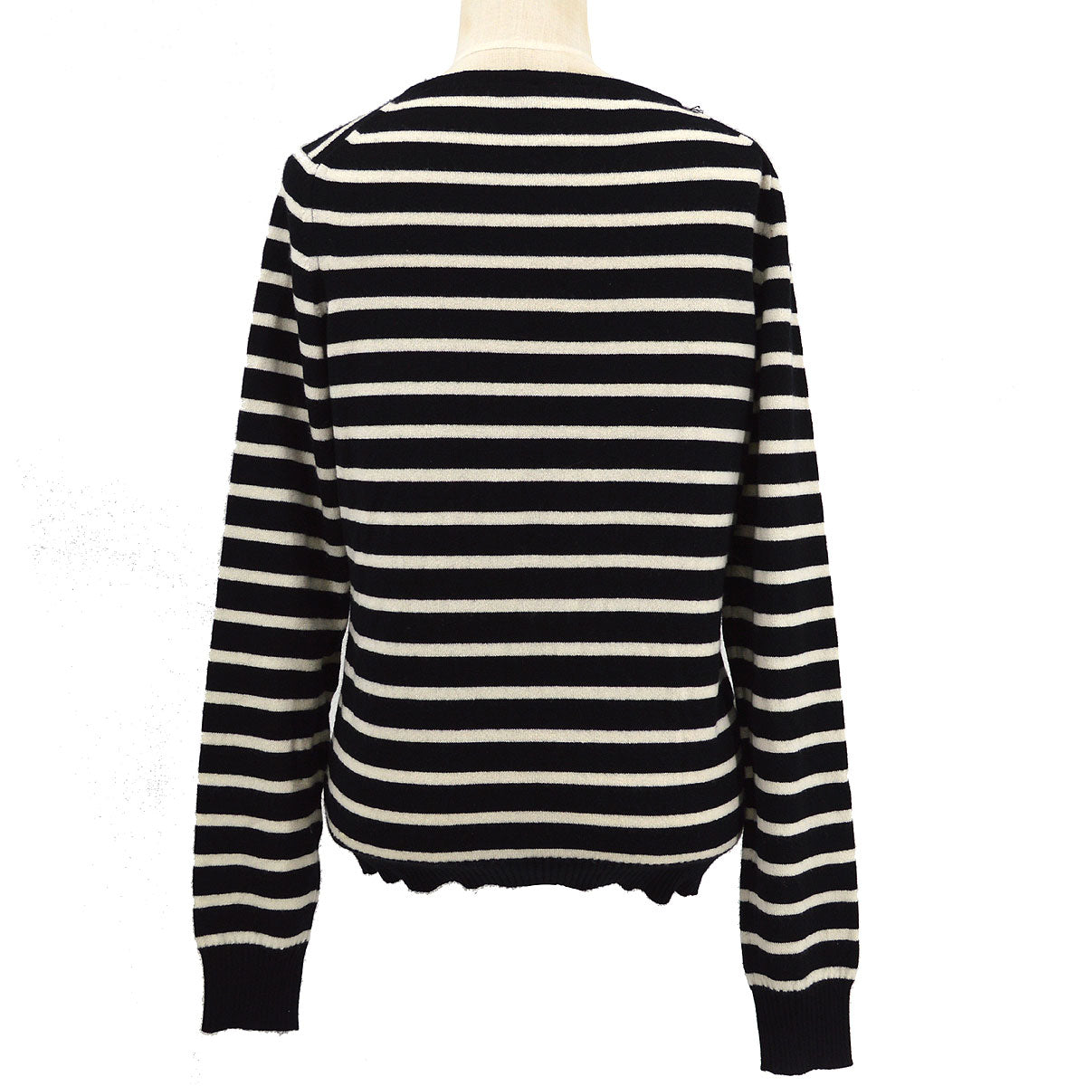 Luxury Chanel 2008 Fall chain-link embellished striped jumper #42
