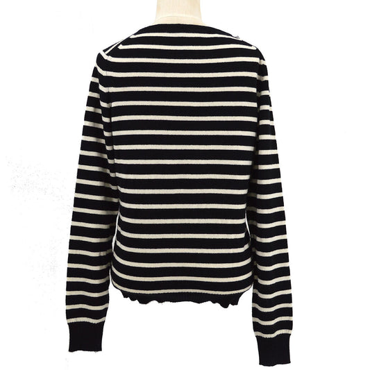 Luxury Chanel 2008 Fall chain-link embellished striped jumper #42