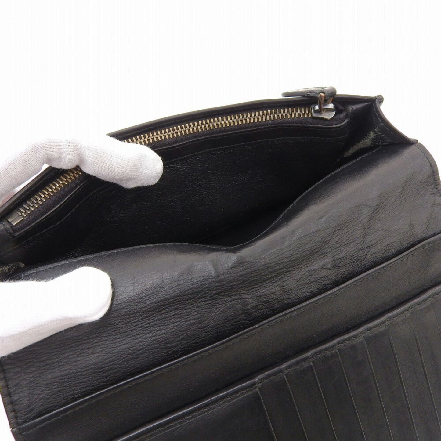 Luxury Bottega Veneta Intrecciato  Leather Long Wallet (Bi-Fold) ()