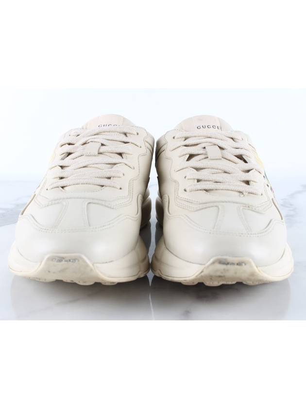 Luxury Gucci Trending 2025 Square Logo Rhyton Sneakers 6