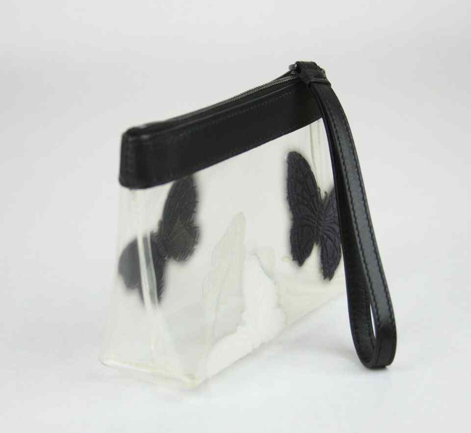 Luxury Bottega Veneta Women's clear Wristlet Clutch Bag Butterfly