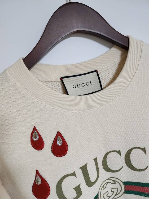Luxury Gucci Trending 2025 S Crystal Band Logo Women Sweatshirt 469250 X9S46