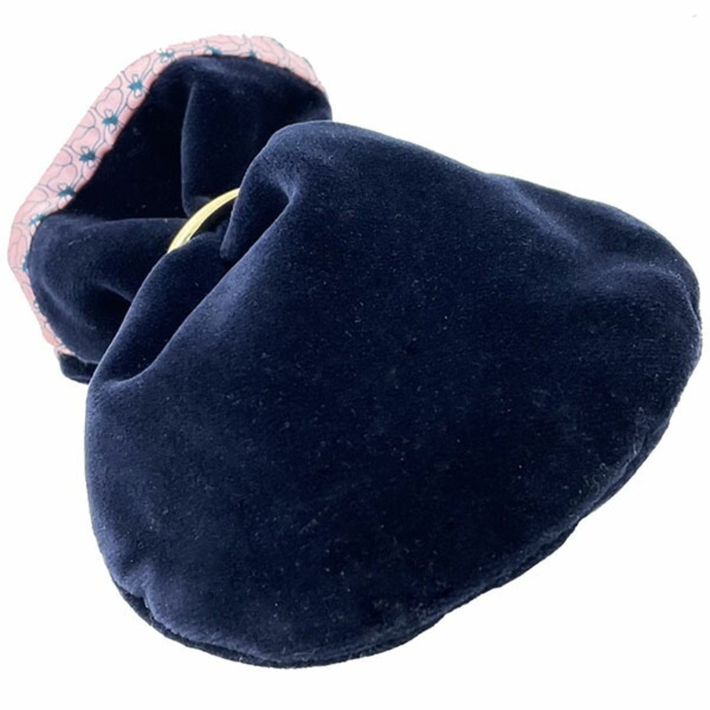 Luxury Bottega Veneta Navy pink Velvet Pouch ()