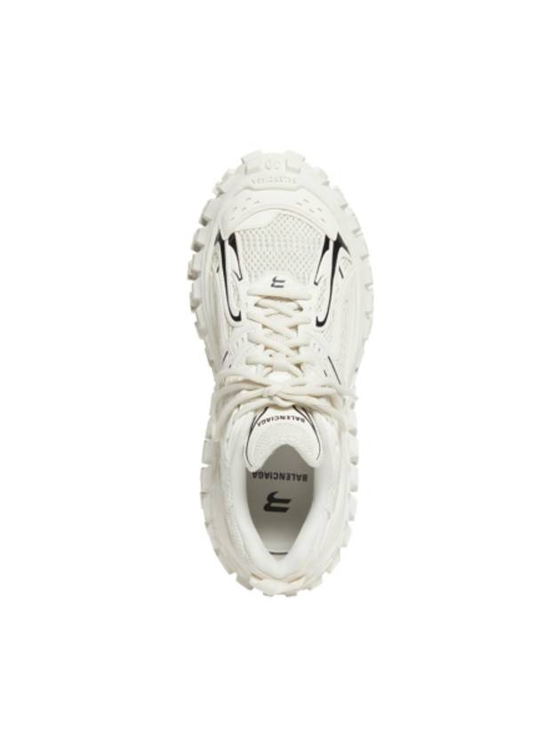Luxury Balenciaga Bouncer Low-Top Sneakers White