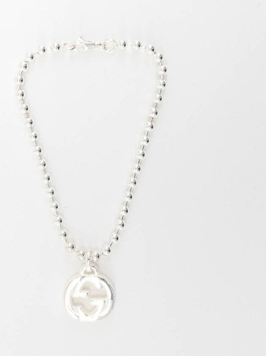 Luxury Gucci Trending 2025 Interlocking G Pendant Bracelet YBA479226001 Silver