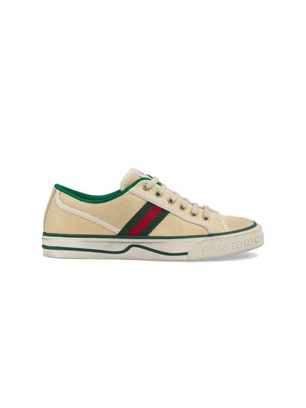 Luxury Gucci Trending 2025 Tennis 1977 Low-Top Sneakers Ivory