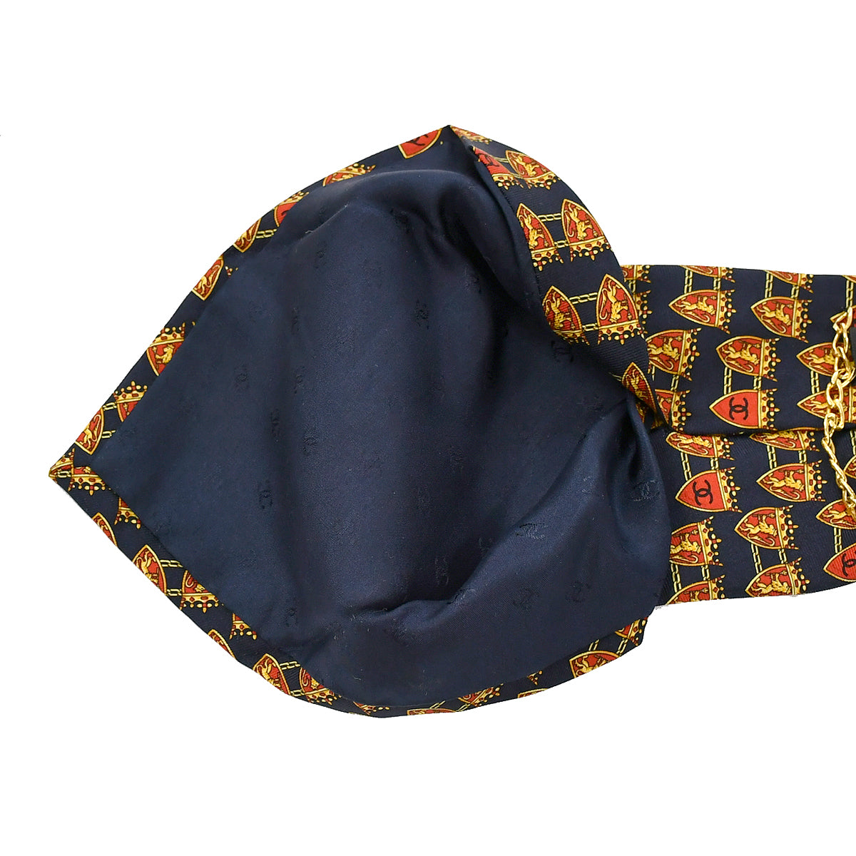 Luxury Chanel Black Necktie Small New