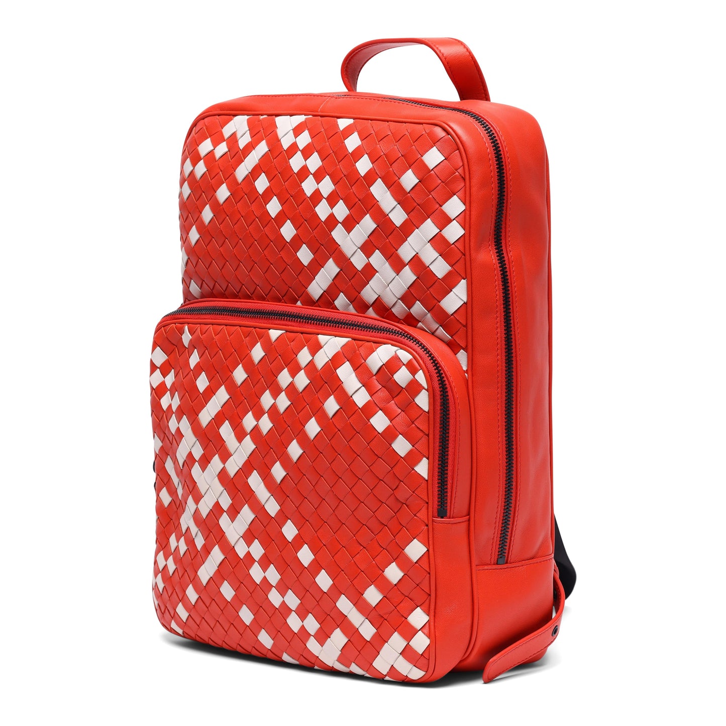 Luxury Bottega Veneta Intrecciato Woven Backpack